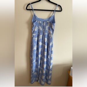 Abercrombie & Fitch Light Blue Floral Slip Dress